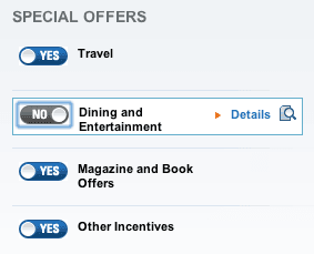 American Express unsubscribe page