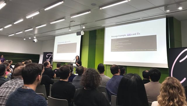 On Stage, Frontconf, Munich, Germany