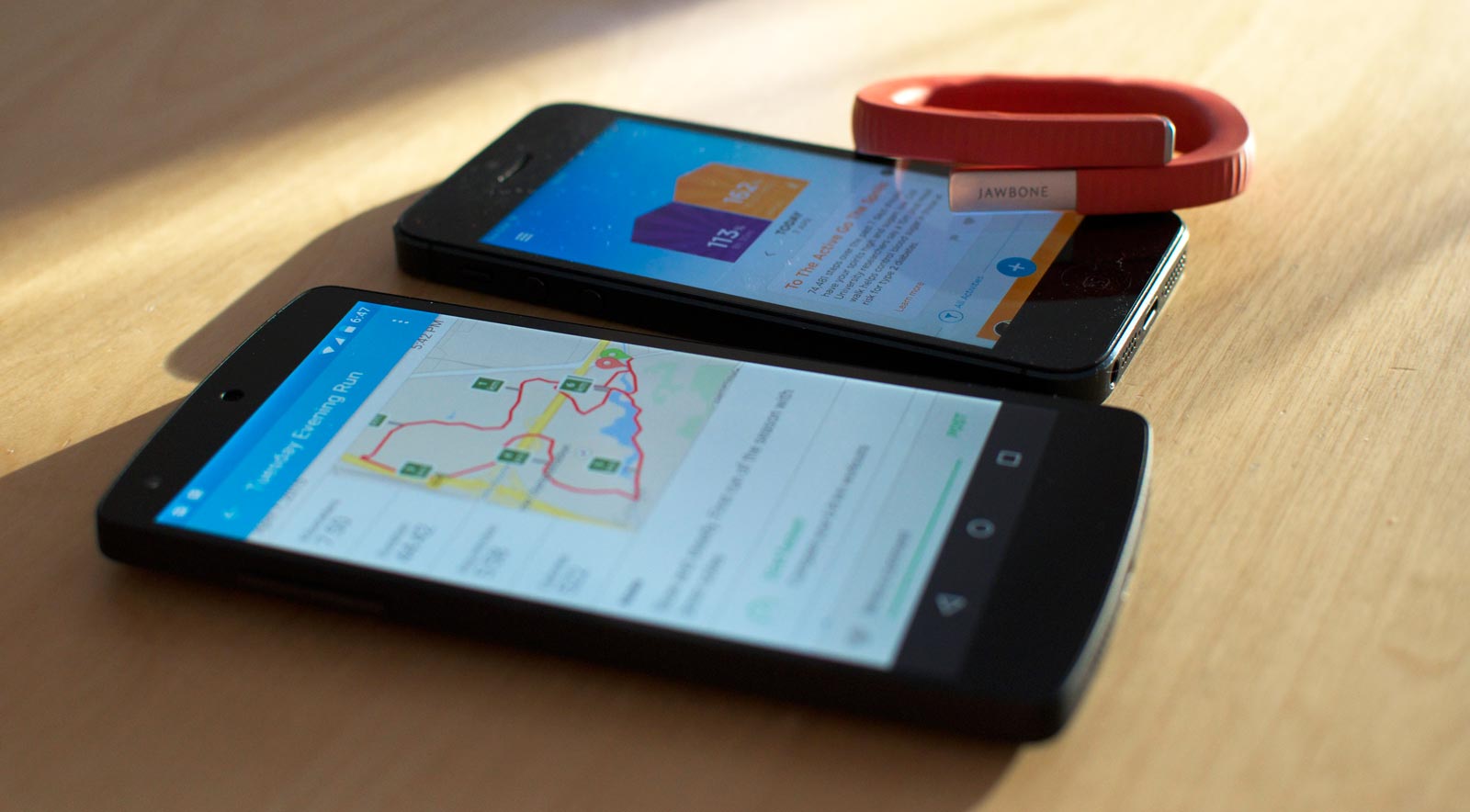 Jawbone band and app
