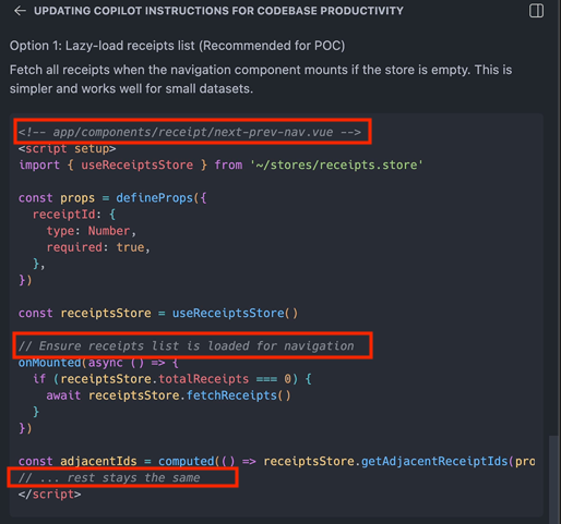 Code preview in Copilot… can you tell the difference between old and new code?
