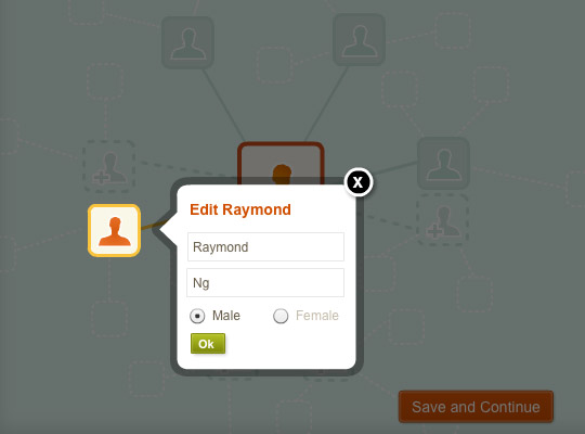 You can edit a node once you've added it.
