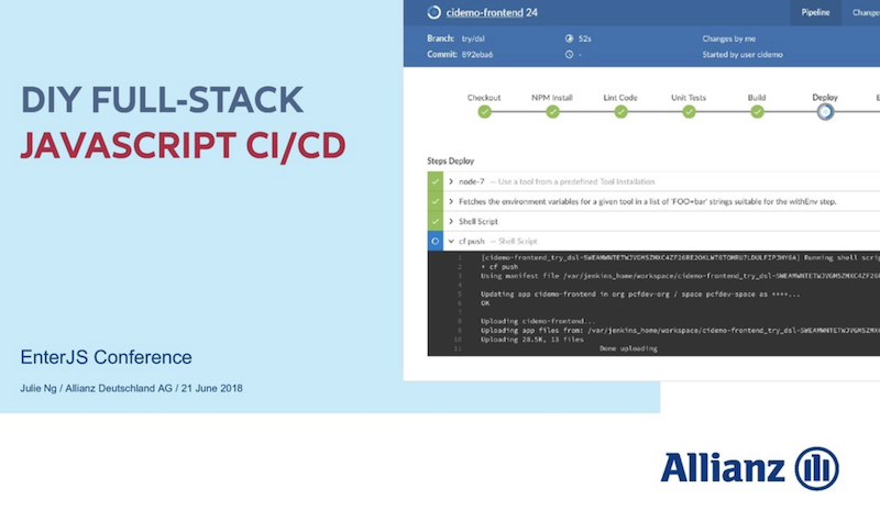DIY Full-Stack JavaScript CI CD
